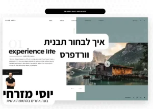 איך לבחור תבנית וורדפרס